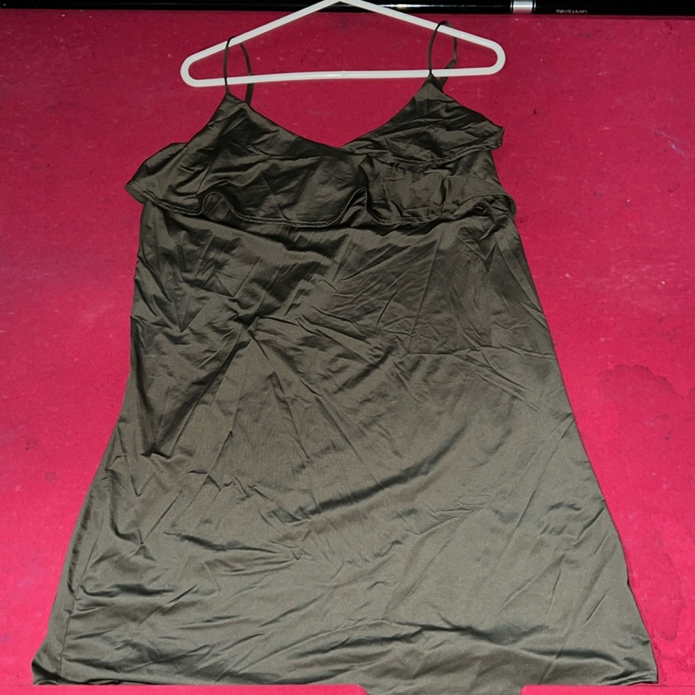 New olive green dress